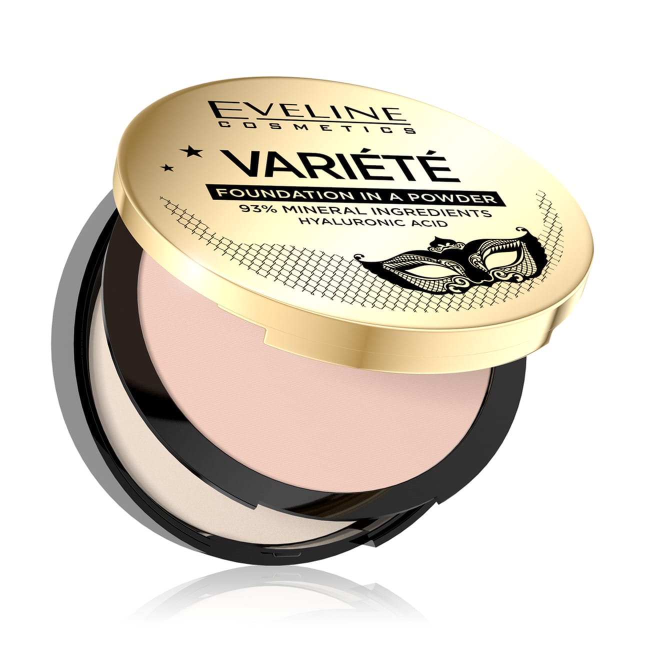 Ліля Ц. Минеральная компактная пудра для лица Eveline Cosmetics Variete, 8 г photo