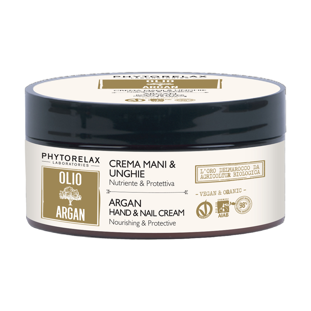 Валентина Р. Крем для рук и ногтей Phytorelax Laboratories Argan Oil Hand And Nail Cream питательный, 100 мл photo