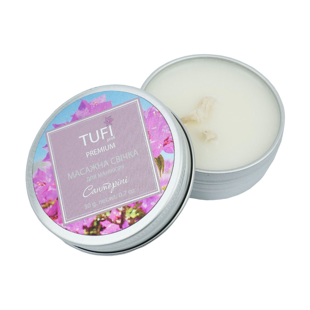 Евгения К. Массажная спа свеча для рук Tufi profi Premium Санторини, 30 г photo
