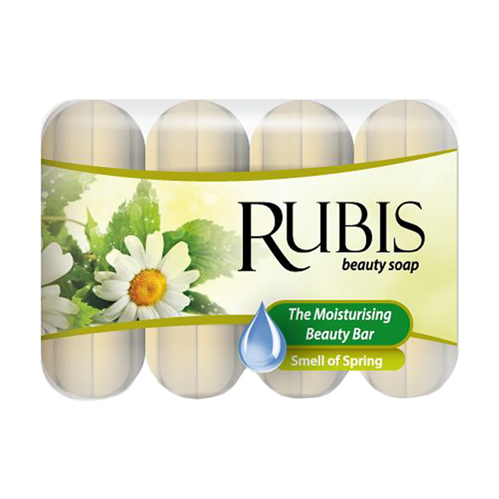 Анна Твердое мыло Rubis Smell Of Spring The Moisturising Beauty Bar Запах весны, 4*60 г photo