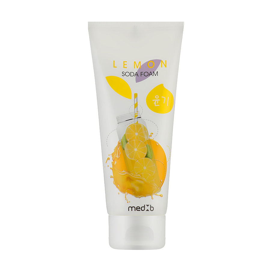 Марія Пенка для умывания Med B Lemon Soda Foam с содой и экстрактом лимона, 100 мл photo