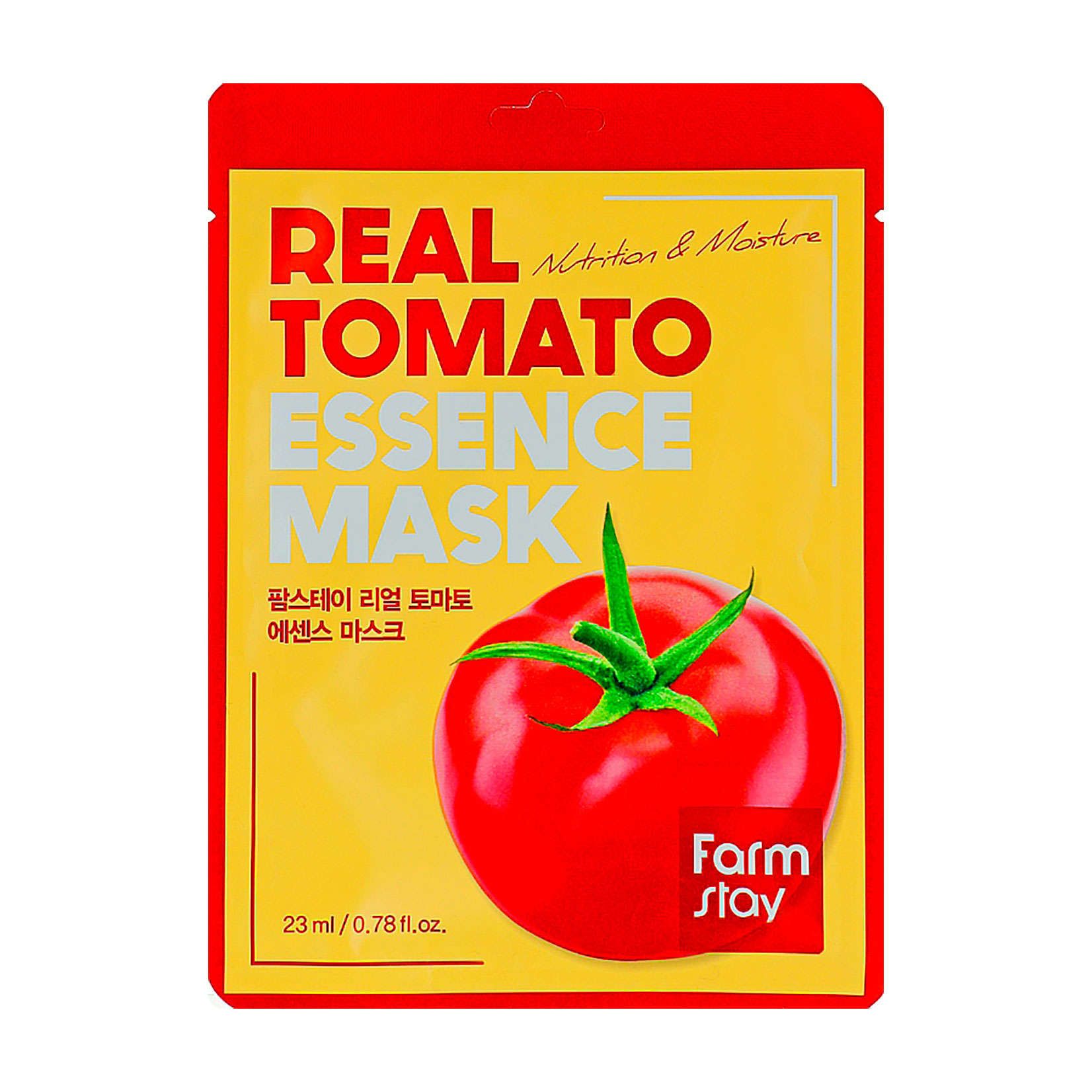 Вероніка Увлажняющая тканевая маска для лица Farmstay Real Tomato Essence Mask с экстрактом томата, 23 мл photo