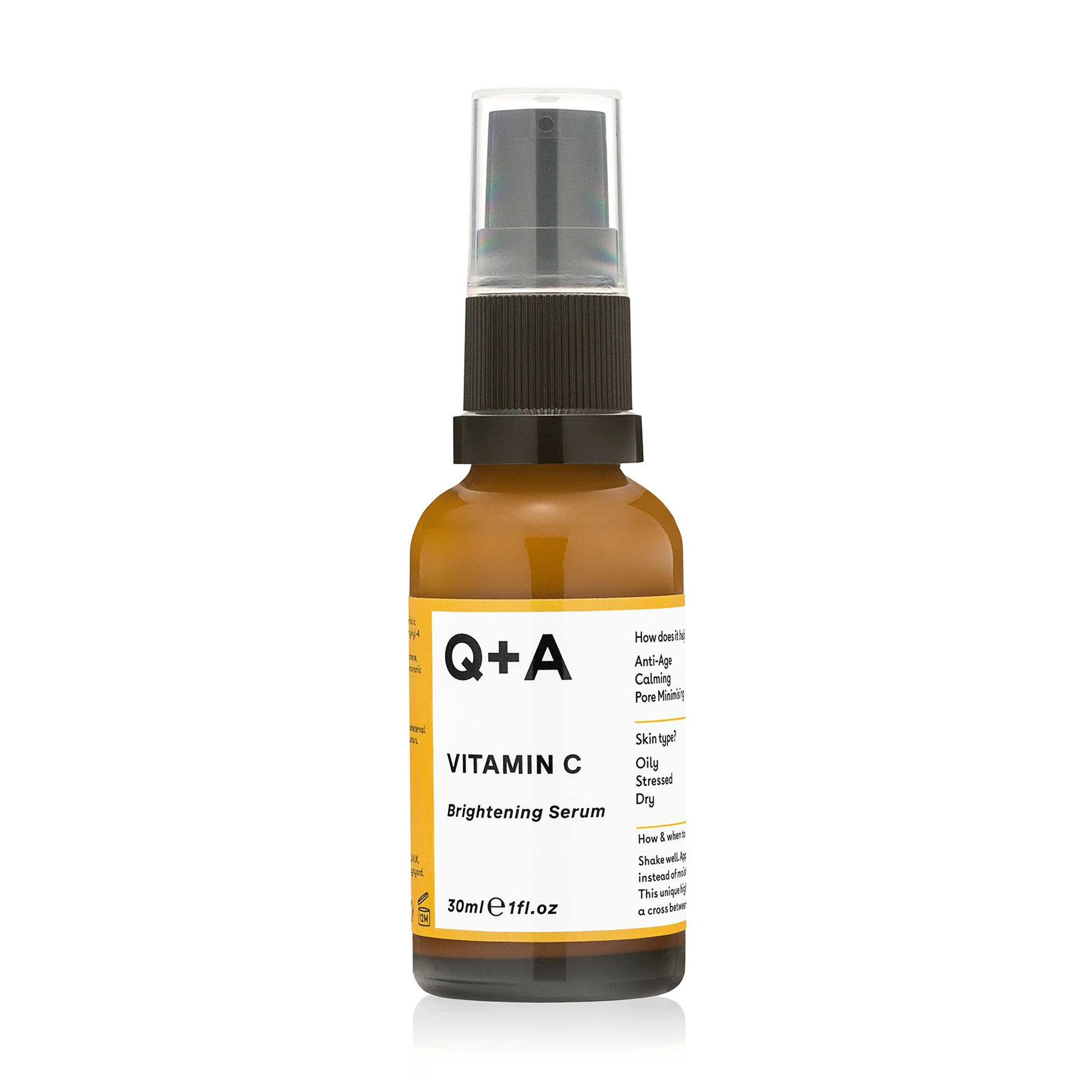 Олена Ц. Осветляющая сыворотка для лица Q+A Vitamin C Brightening Serum с витамином C, 30 мл photo