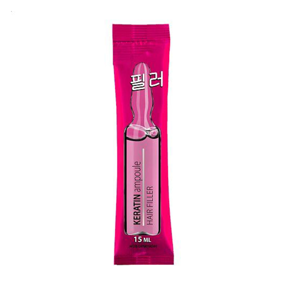 Анастасия П. Ампула-филлер для волос Lady Wow Hair Filler Ceraclinix Ampoule с кератином, 15 мл photo
