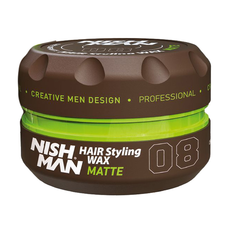 Андрій Мужской воск для укладки волос Nishman Hair Styling Wax 08 Matte, 150 мл photo