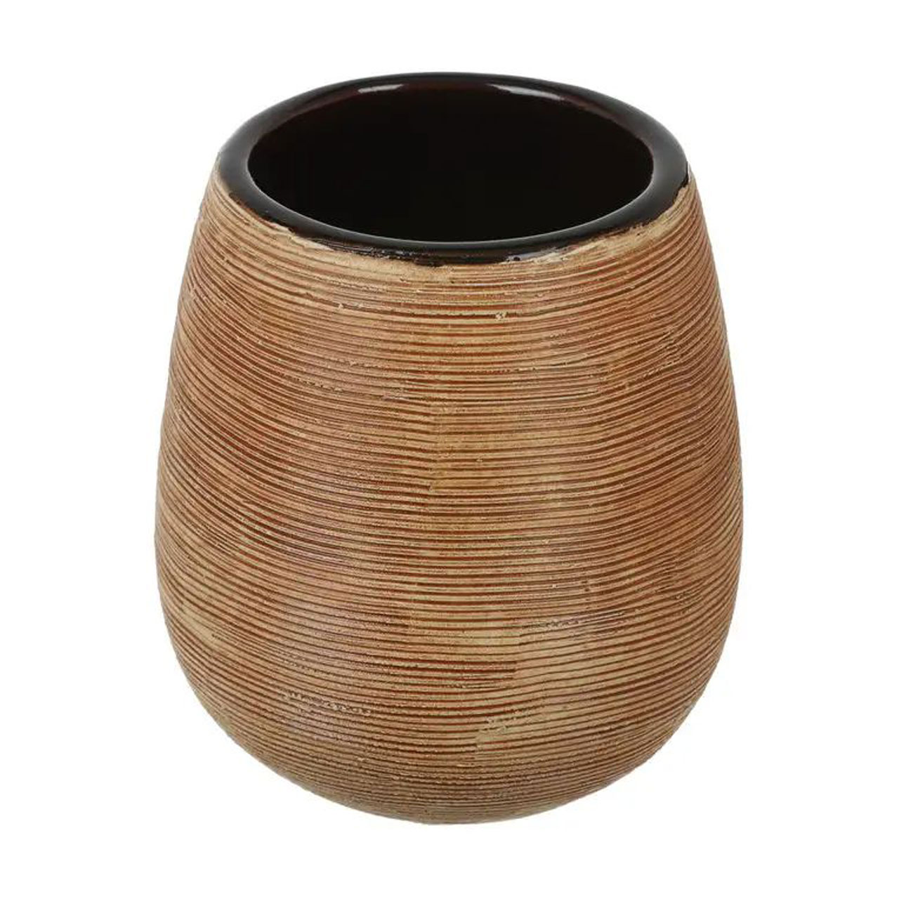 Людмила З. Стакан для зубных щеток Ekodeo Bees Beige, 10*8 см (37031) photo
