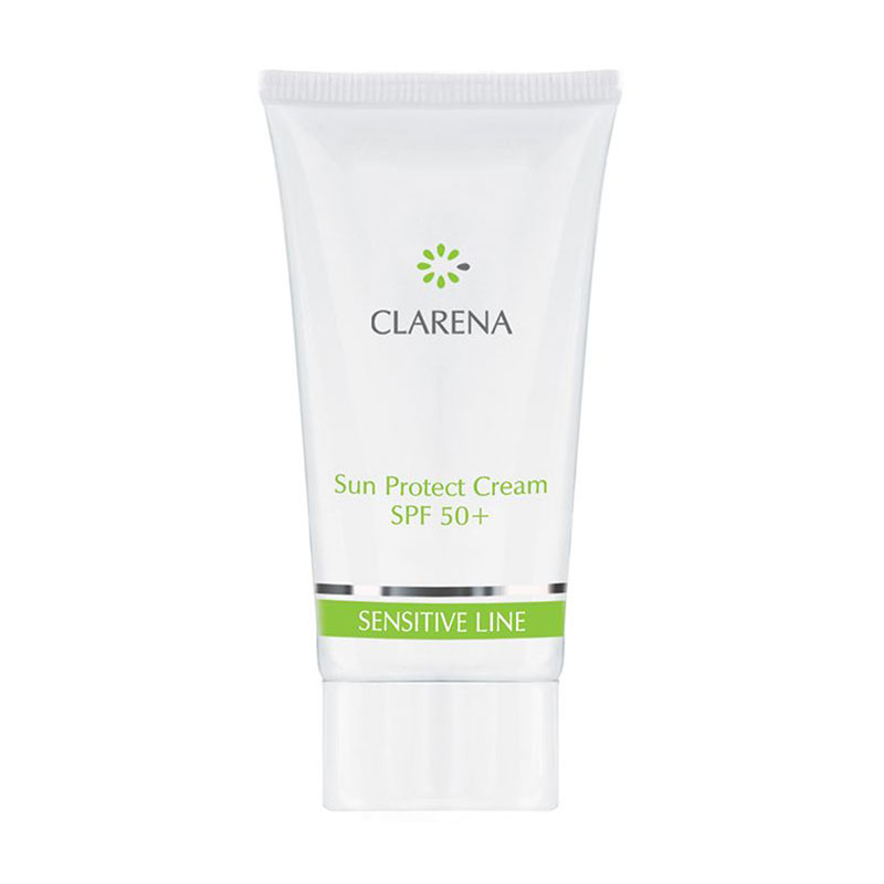 Евгения Ж. Уценка! Солнцезащитный крем для лица Clarena Sensitive Line Sun Protect Cream SPF 50+, 30 мл photo