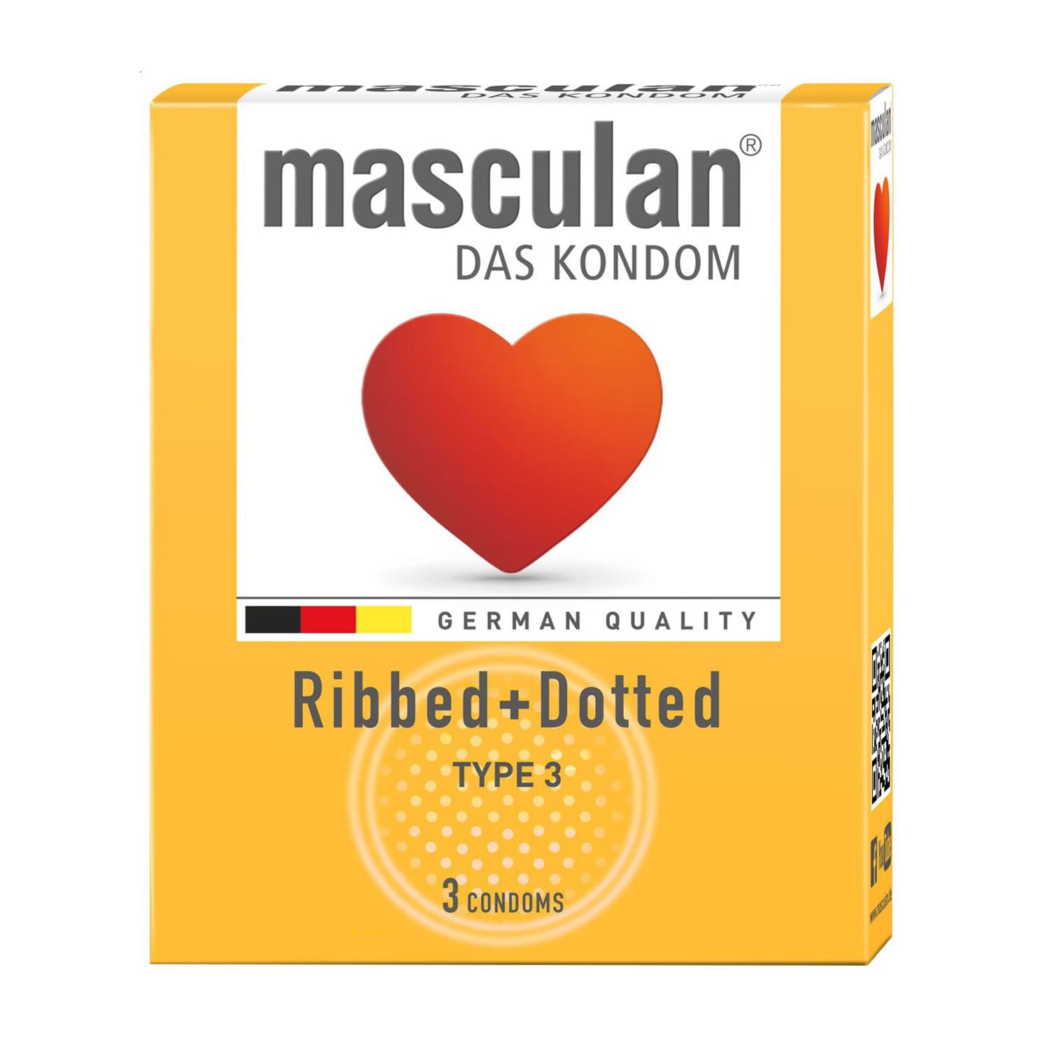 Віра Презервативы Masculan Ribbed+Dotted, 3 шт photo