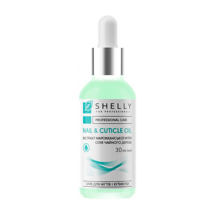 Євгенія М. Олія для нігтів та кутикули Shelly Nail & Cuticle Oil з екстрактом марокканської м'яти та олією чайного дерева photo