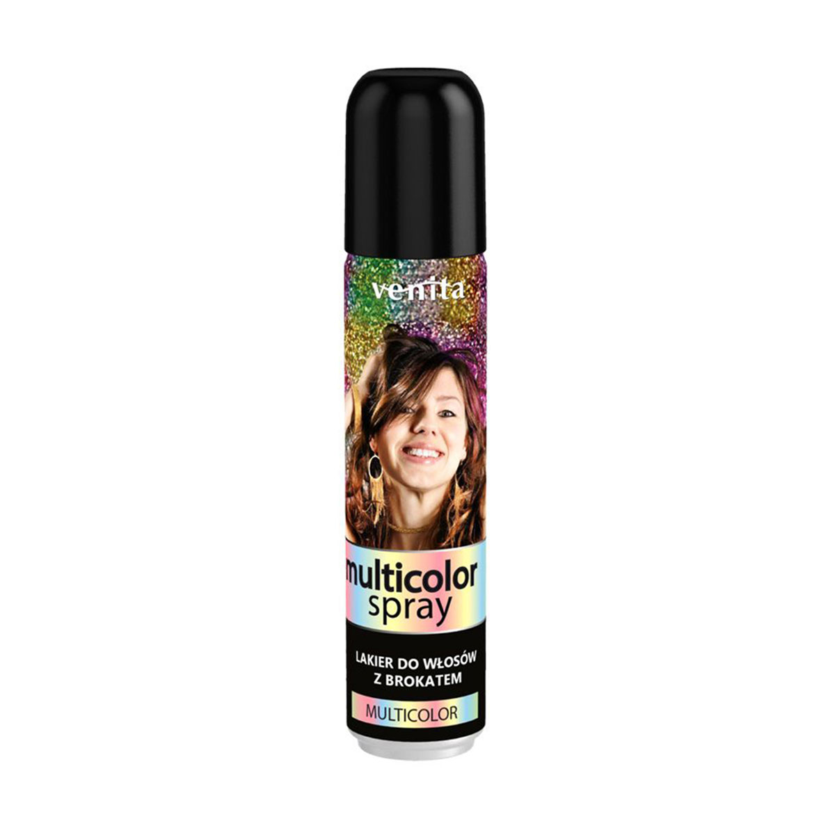 Анатолівна Ч. Лак для волос Venita Multicolor Spray с разноцветными блестками, 75 мл photo