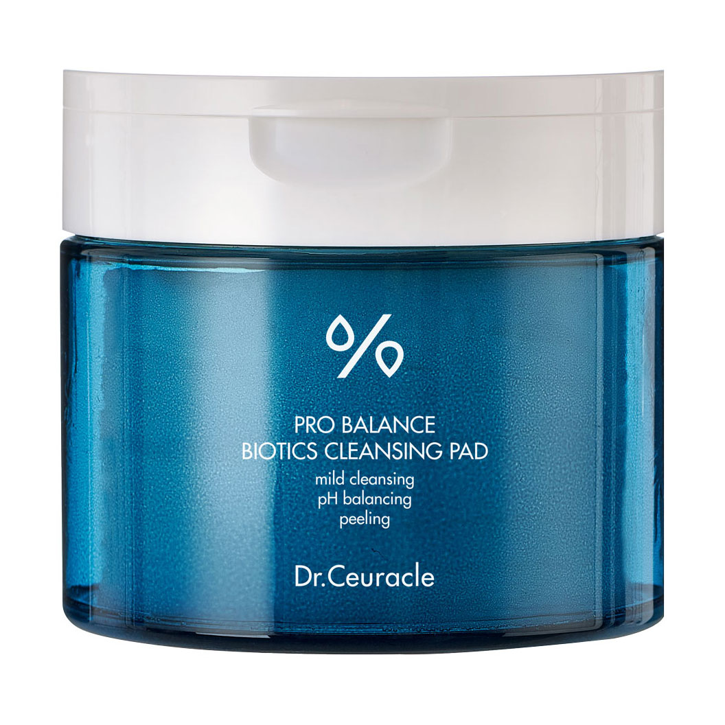 Ольга Л. Очищающие пады для лица Dr.Ceuracle Pro Balance Biotics Cleansing Pad с пробиотиками и кислотами PHA и LHA, 60 шт photo