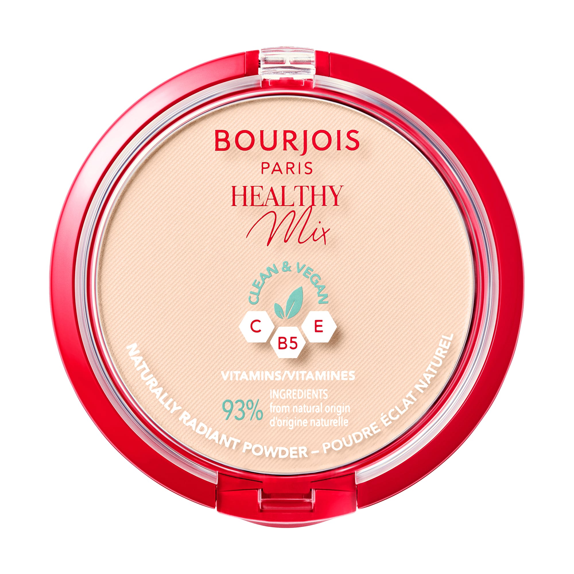 Міла Компактная пудра для лица Bourjois Poudre Compacte Healthy Mix Clean, 10 г photo