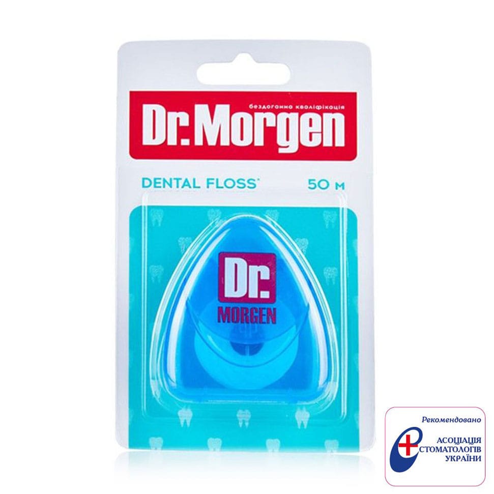 Катерина Зубная нить Dr. Morgen Dental Floss для ежедневного ухода, 50 м photo