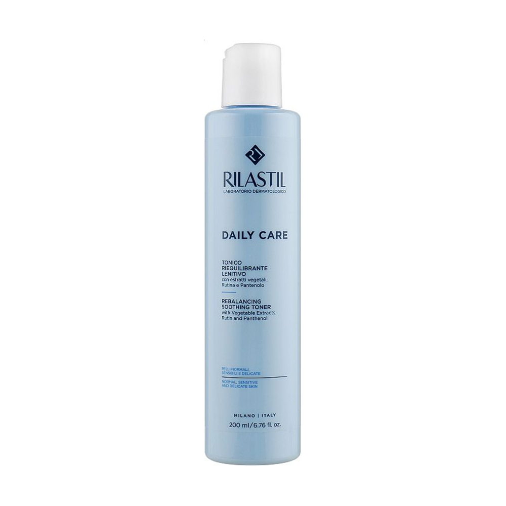 Олена Ш. Тонік Rilastil Daily Care Rebalancing Soothing Toner для нормальної, чутливої та делікатної шкіри обличчя, 200 мл photo