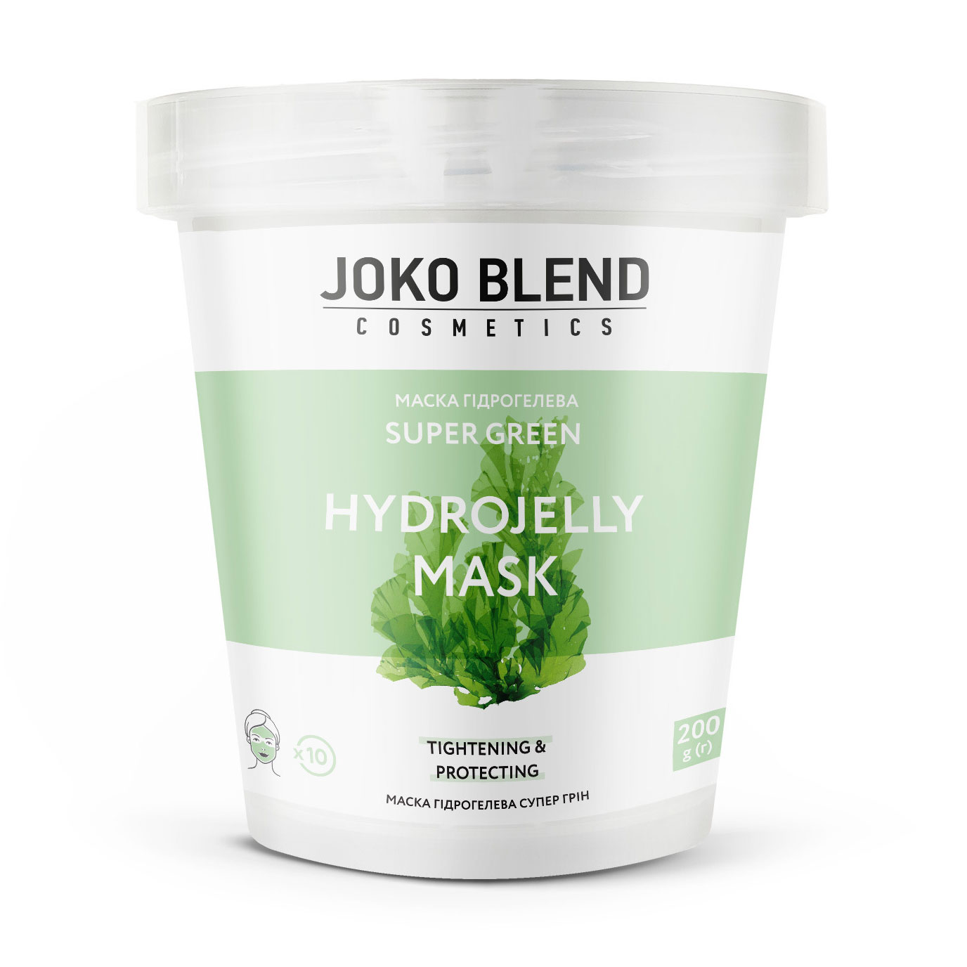 ЛИАНА Гидрогелевая маска для лица Joko Blend Super Green Hydrojelly Mask, 200 г photo