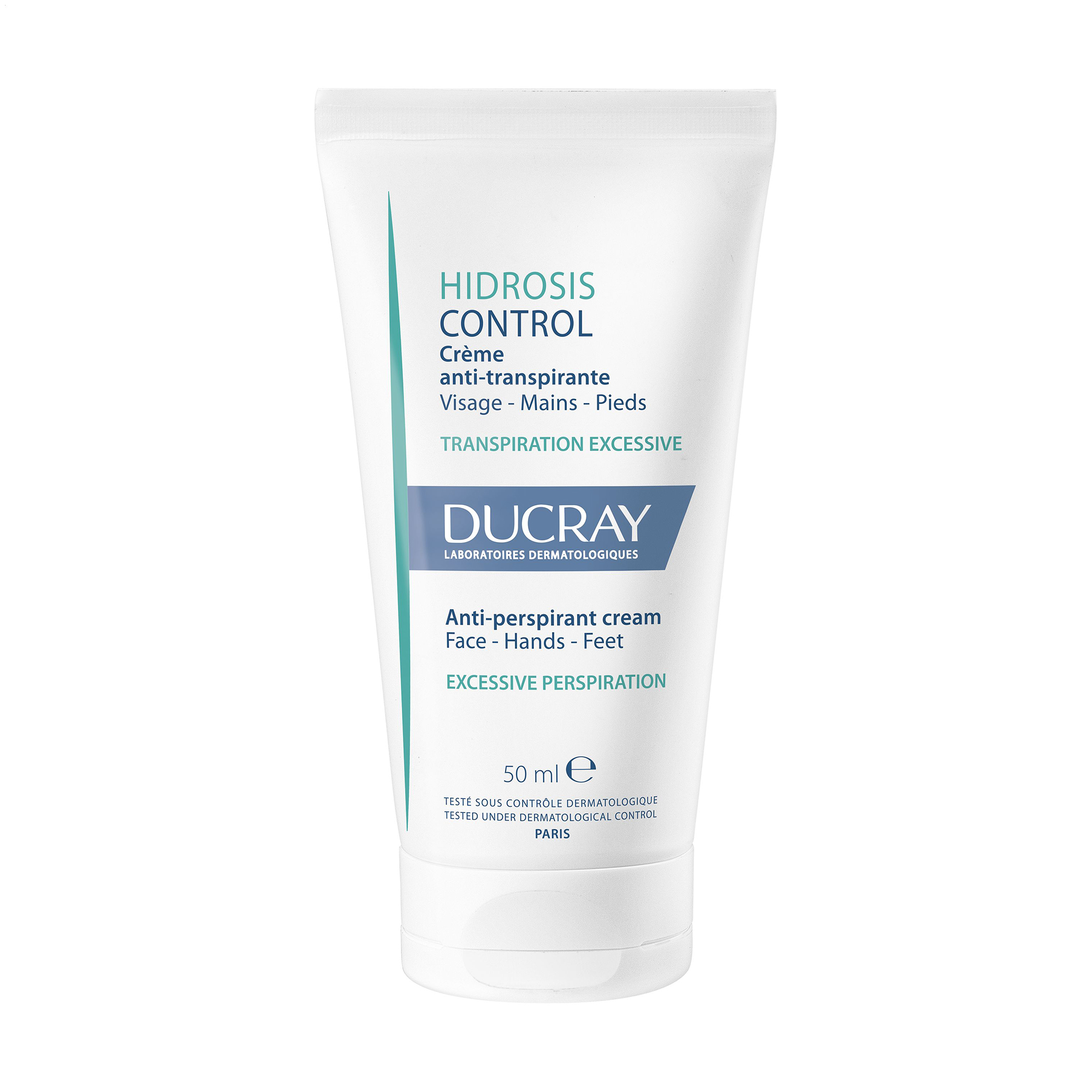 Оксана К. Крем-антиперспірант для обличчя, рук і ніг Ducray Hidrosis Control Antiperspirant Cream, 50 мл photo