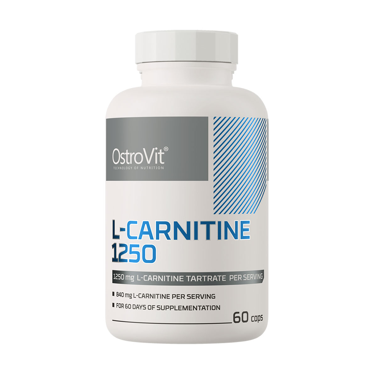 Юлия L-Карнитин OstroVit L-Carnitine 1250 мг, 60 капсул photo