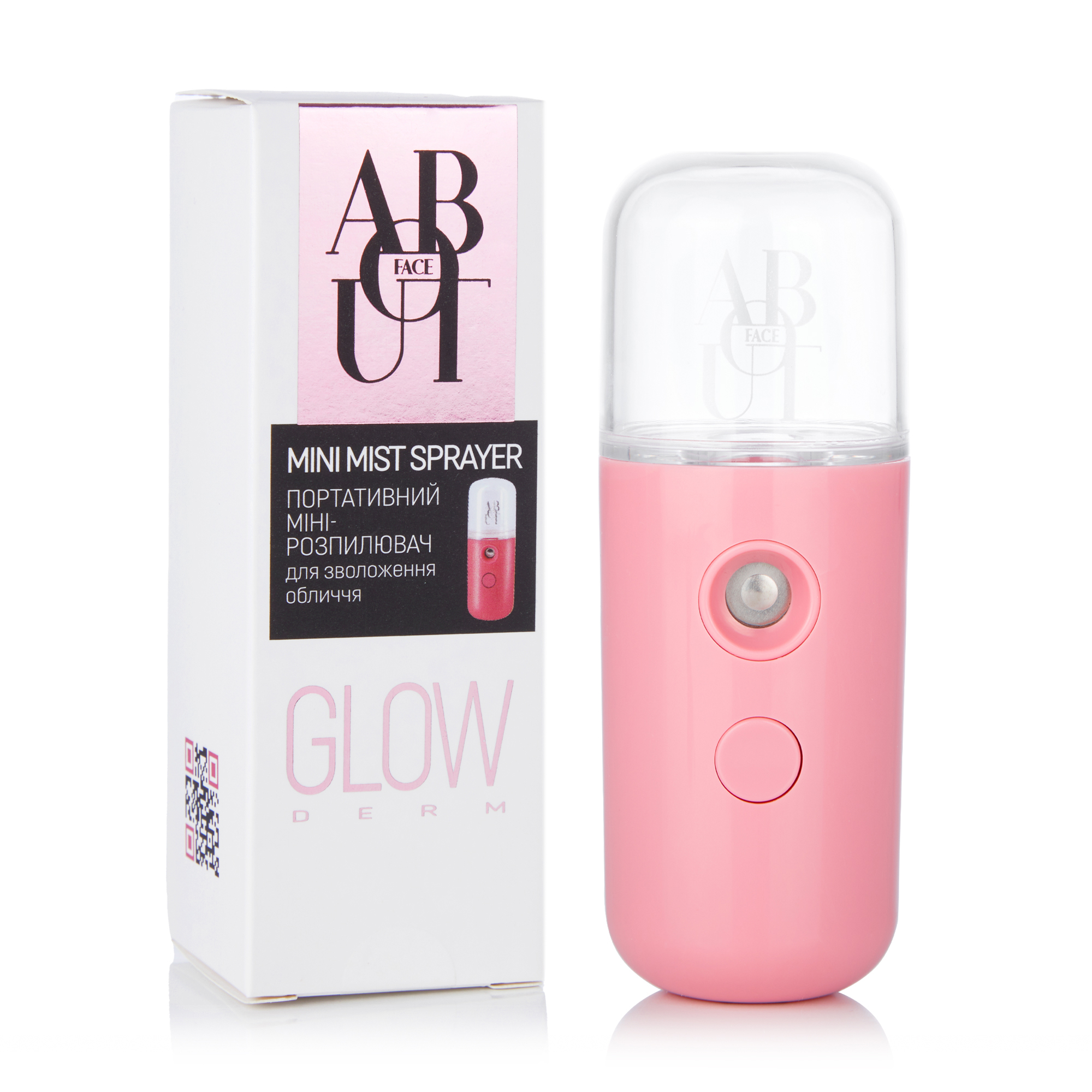 Customer Уценка! Портативный распылитель ABOUT face Mini Mist Sprayer для увлажнения лица, 30 мл photo