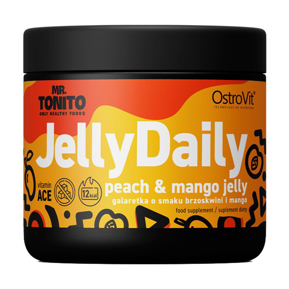 Світлана А. Диетическая добавка желе без сахара в порошке OstroVit Mr. Tonito Jelly Daily со вкусом персика и манго, 350 г photo