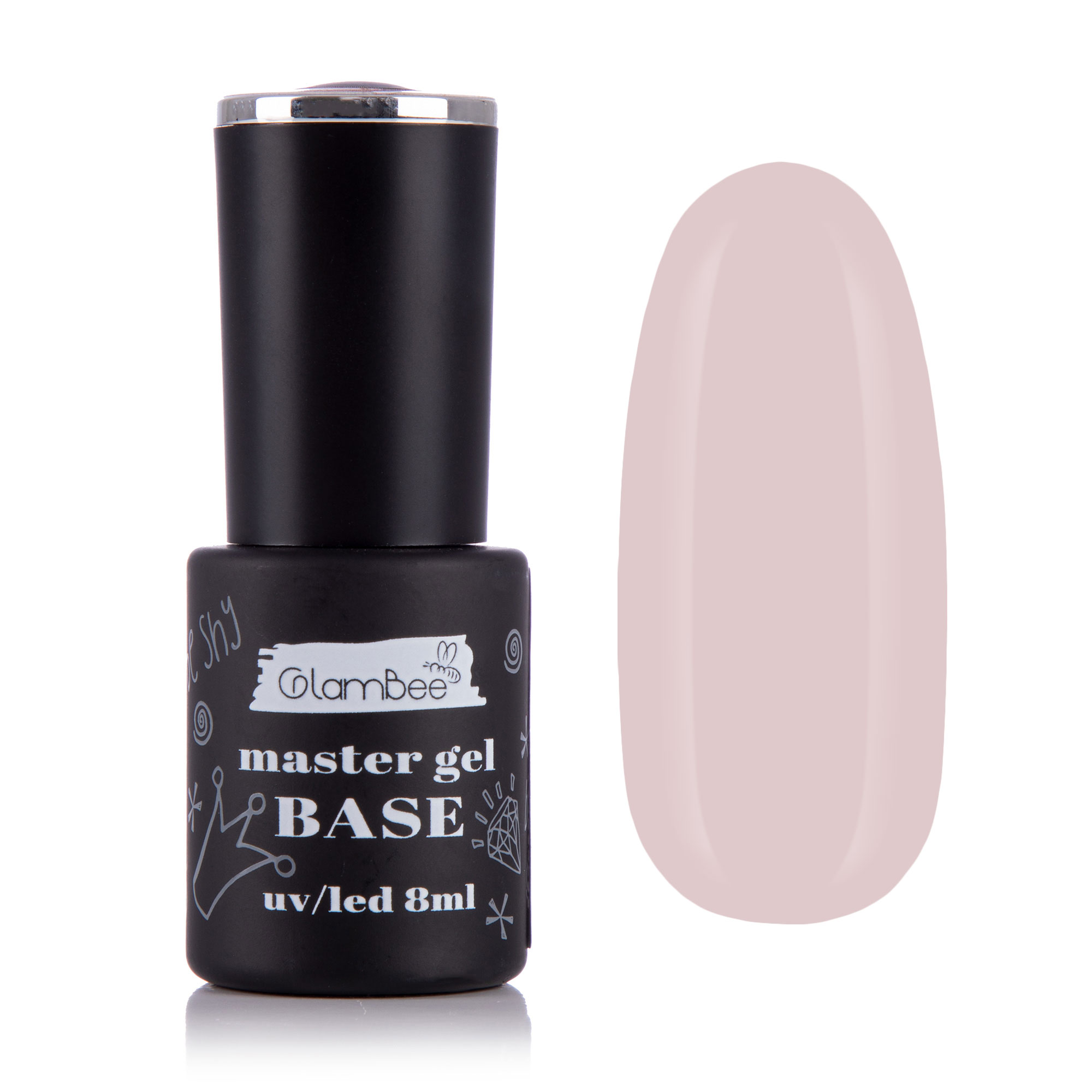 Оля Базовое покрытие для гель-лака GlamBee MasterGel Color, 8 мл photo