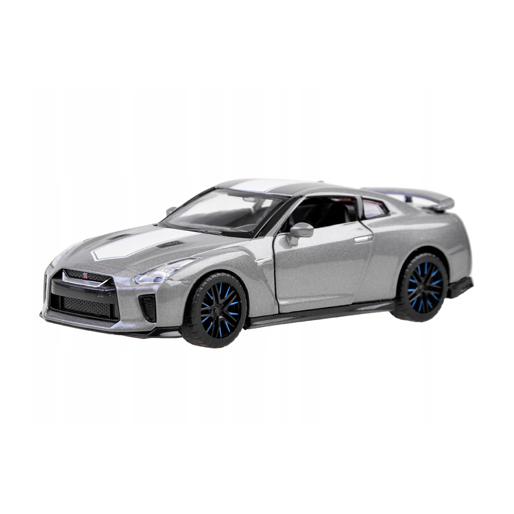 Автомодель Автопром Nissan GT-R, серая, 1:32, в коробке, от 3 лет
