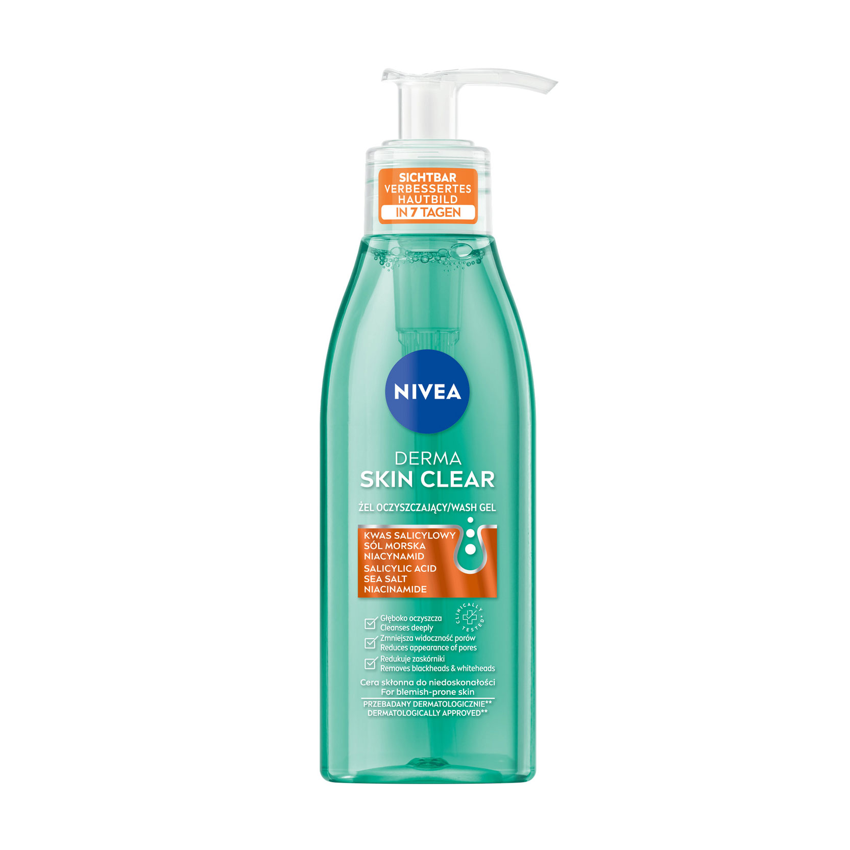 Анастасія П. Очищающий гель для лица NIVEA Derma Skin Clear, 150 мл photo