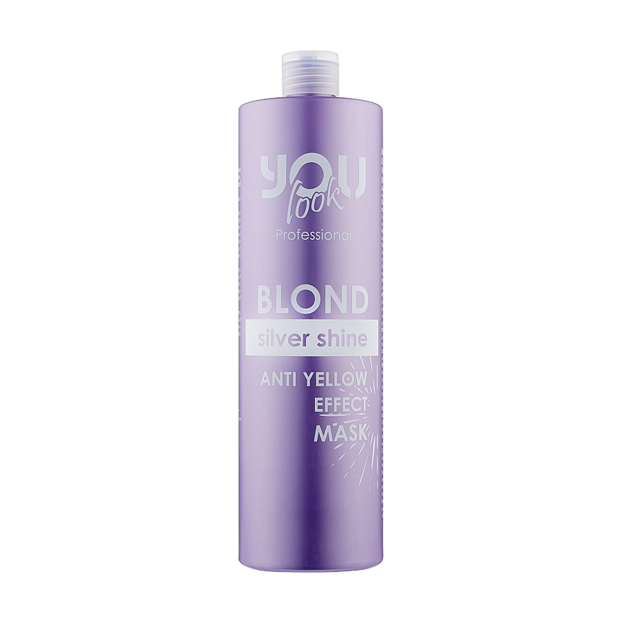 Ліна Маска You look Professional Blond Silver Shine Anti Yellow Effect Mask для нейтрализации нежелательной желтизны photo