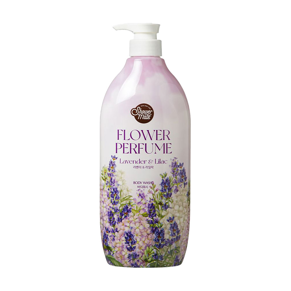 Ганна Гель для душа Kerasys Shower Mate Perfumed Body Wash Лаванда и сирень, 900 мл photo