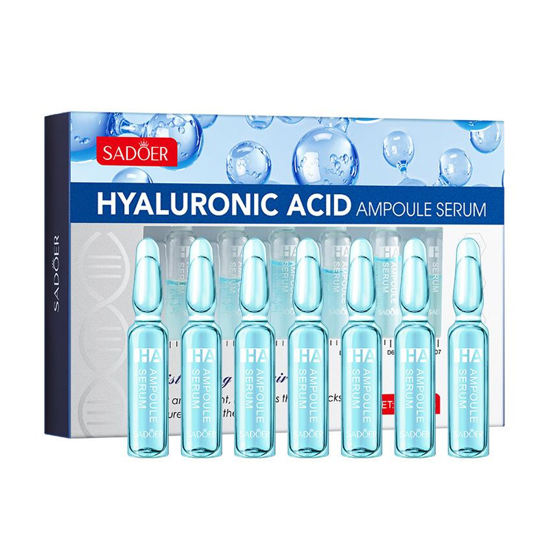 Оксана В. Ампульная сыворотка для лица Sadoer Hyaluronic Acid Ampoule Serum с гиалуроновой кислотой, 7*2 мл photo