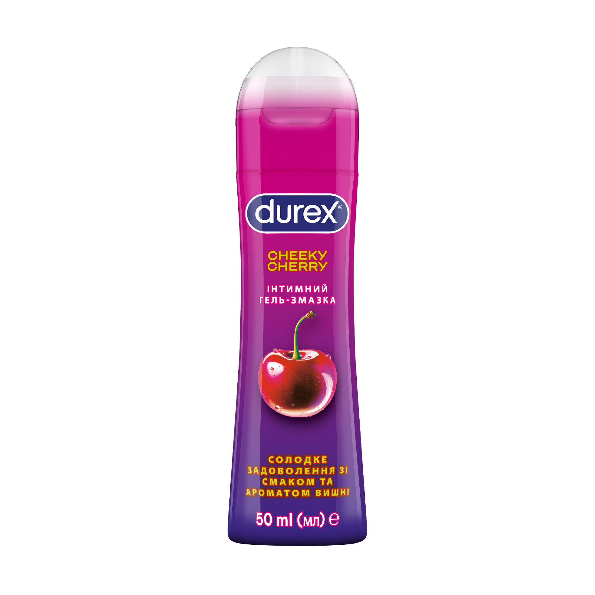 Інтимний гель-змазка Durex Play Cherry зі смаком та ароматом вишні
