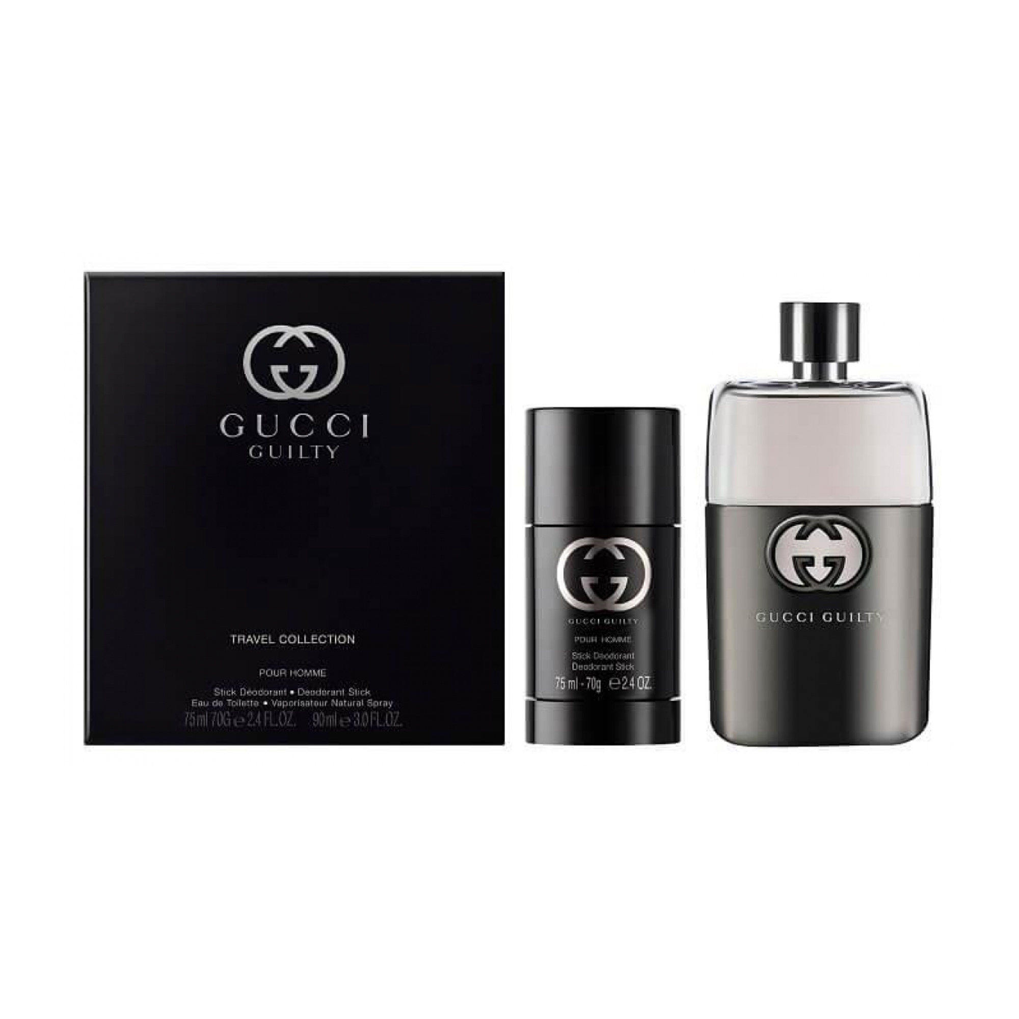 Парфюмированный набор мужской Gucci Guilty Pour Homme (туалетная