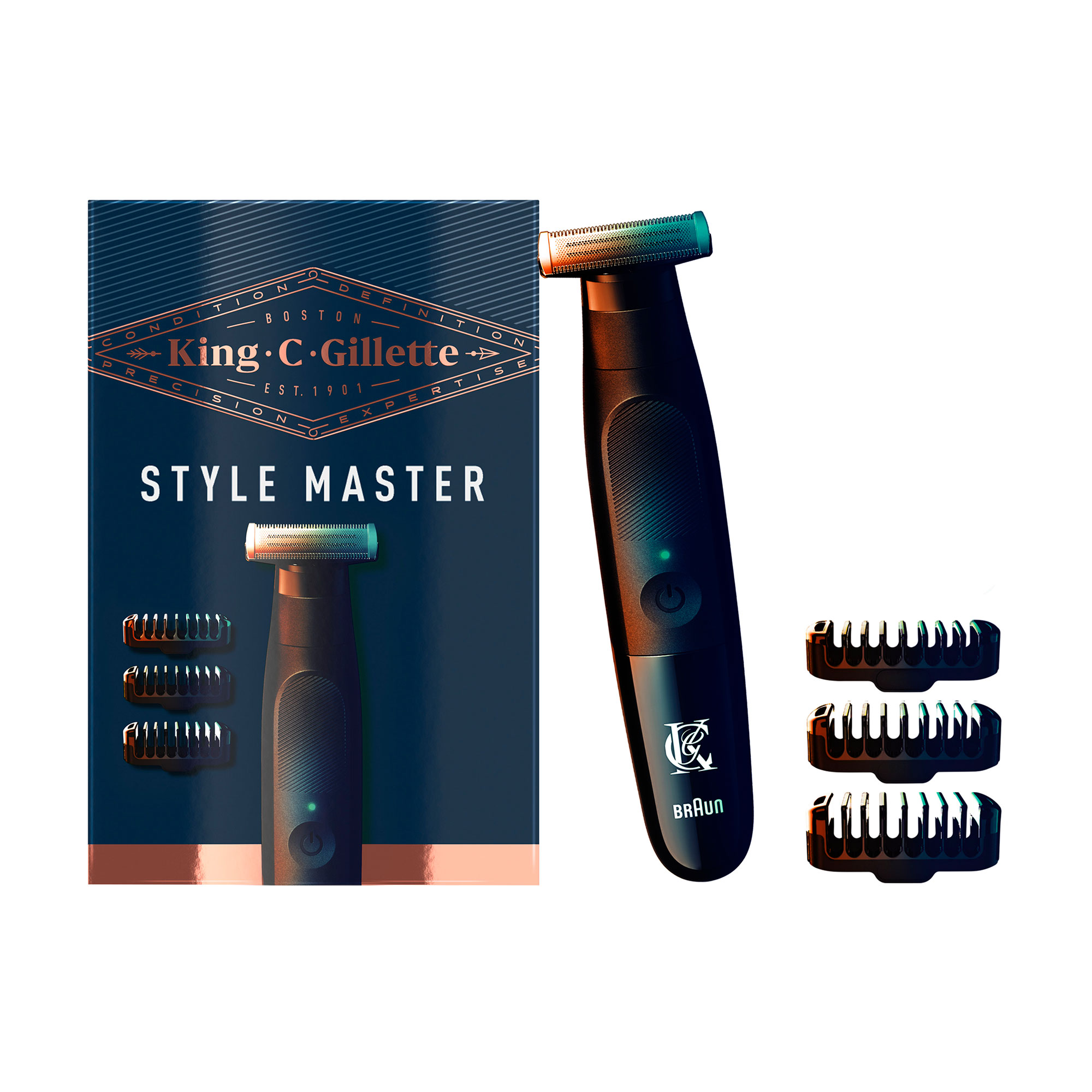 Электрический триммер мужской King C Gillette Style Master