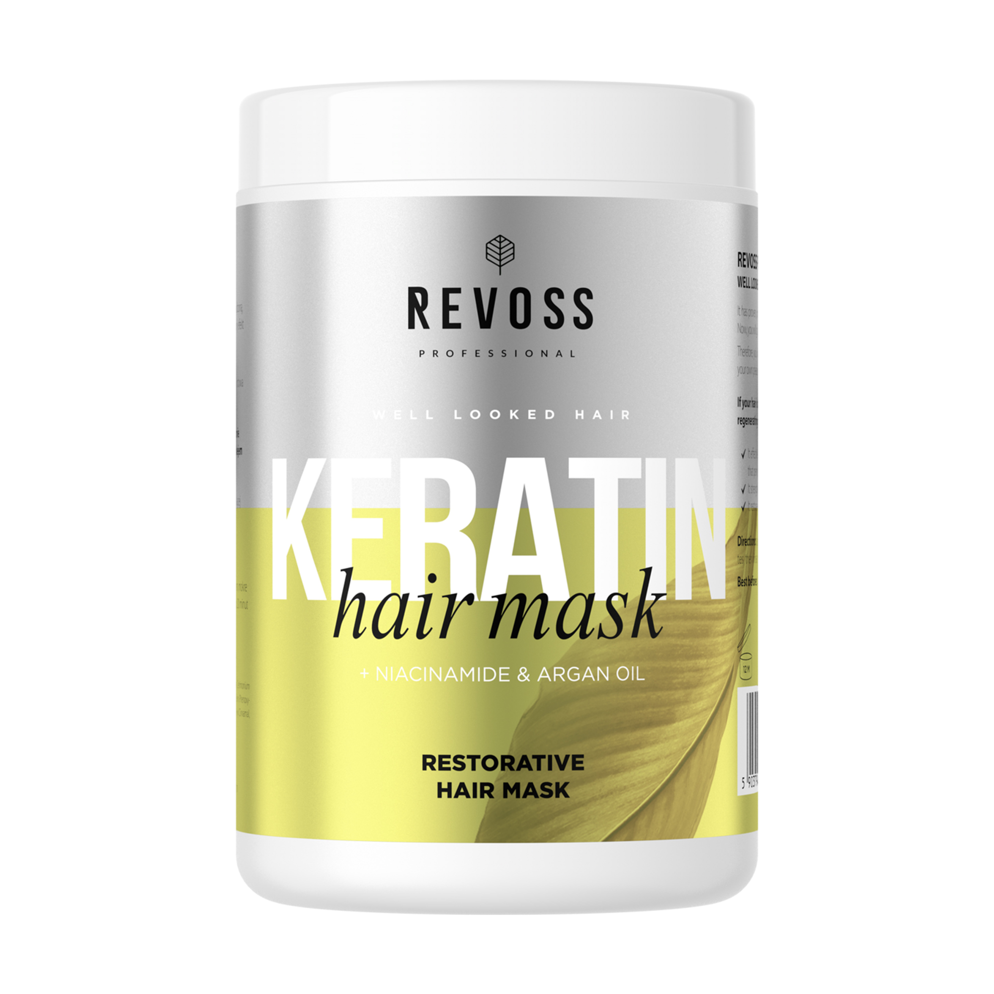 Восстанавливающая маска для волос Revoss Professional Keratin Hair