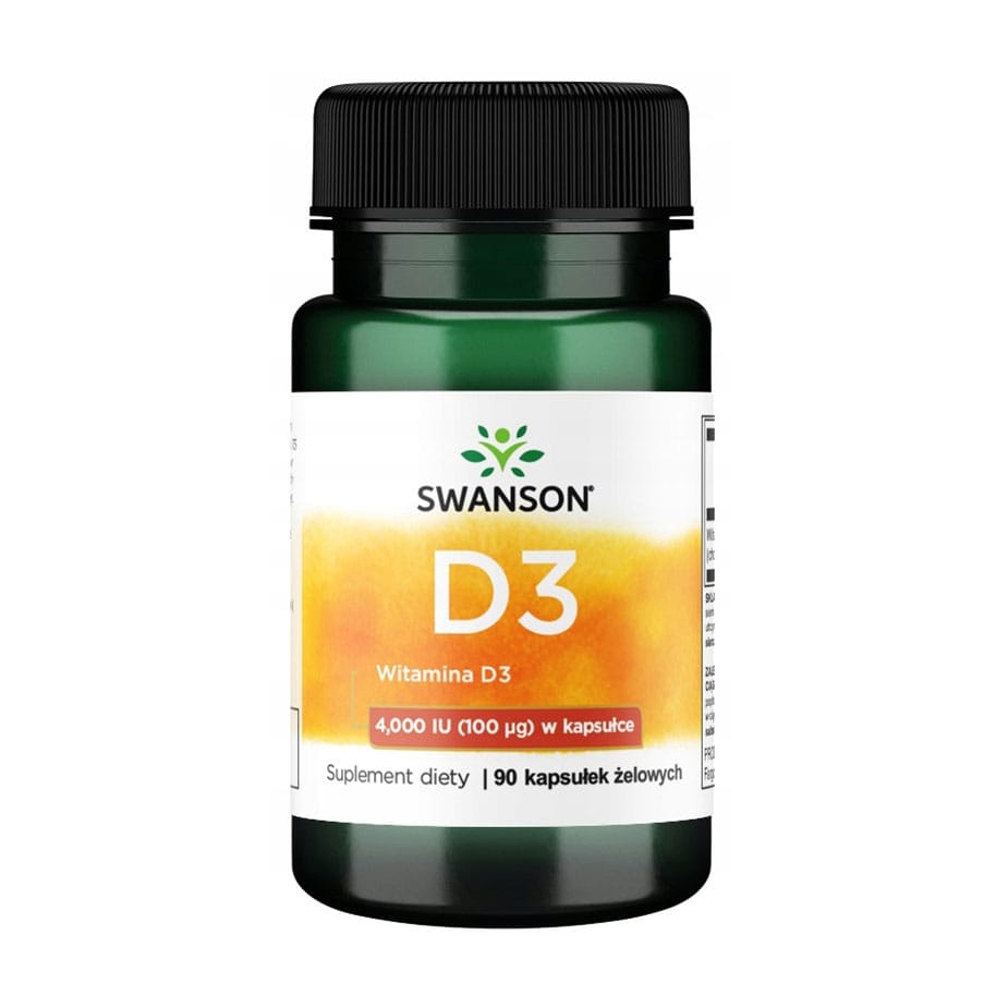 Аня Витамин Д3 Swanson Vitamin D3, 4000 МЕ, 90 гелевых капсул photo