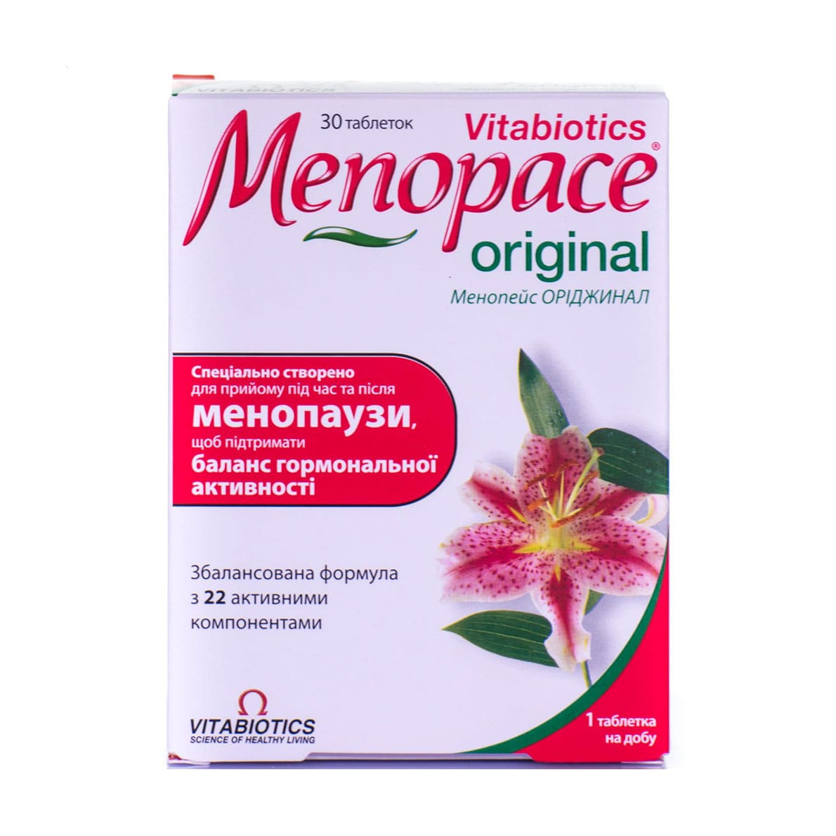Олена Менопейс Ориджинал Vitabiotics Menopace Original, 30 таблеток photo