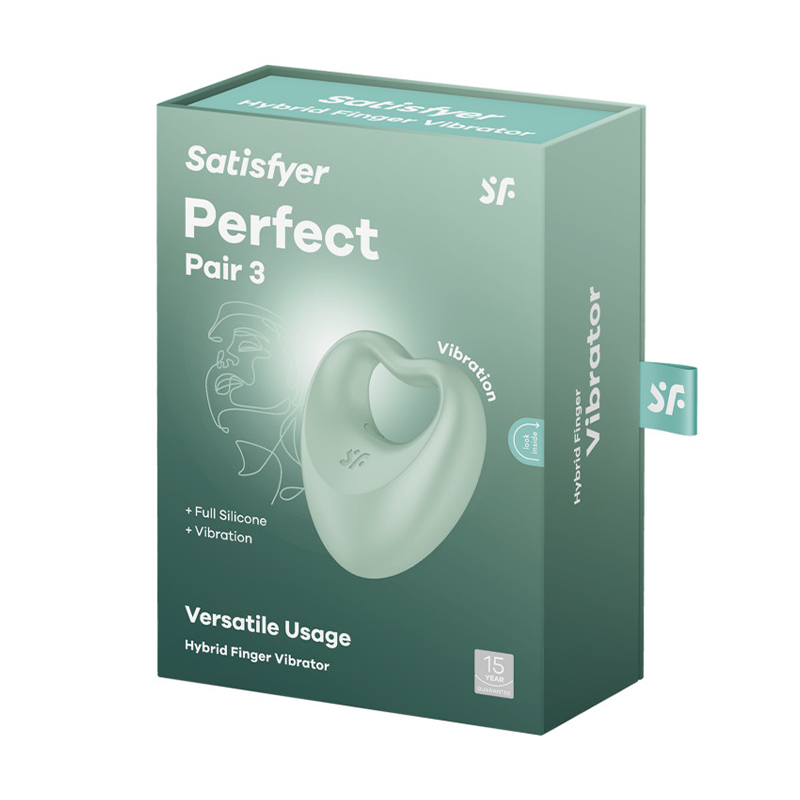 Василина К. Вібратор 2 в 1 для пар Satisfyer Perfect Pair 3 зелений, 1 шт photo