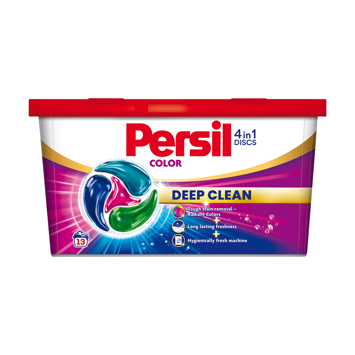 Диски для прання Persil Color 4 in 1 Discs Deep Clean, 13 циклів