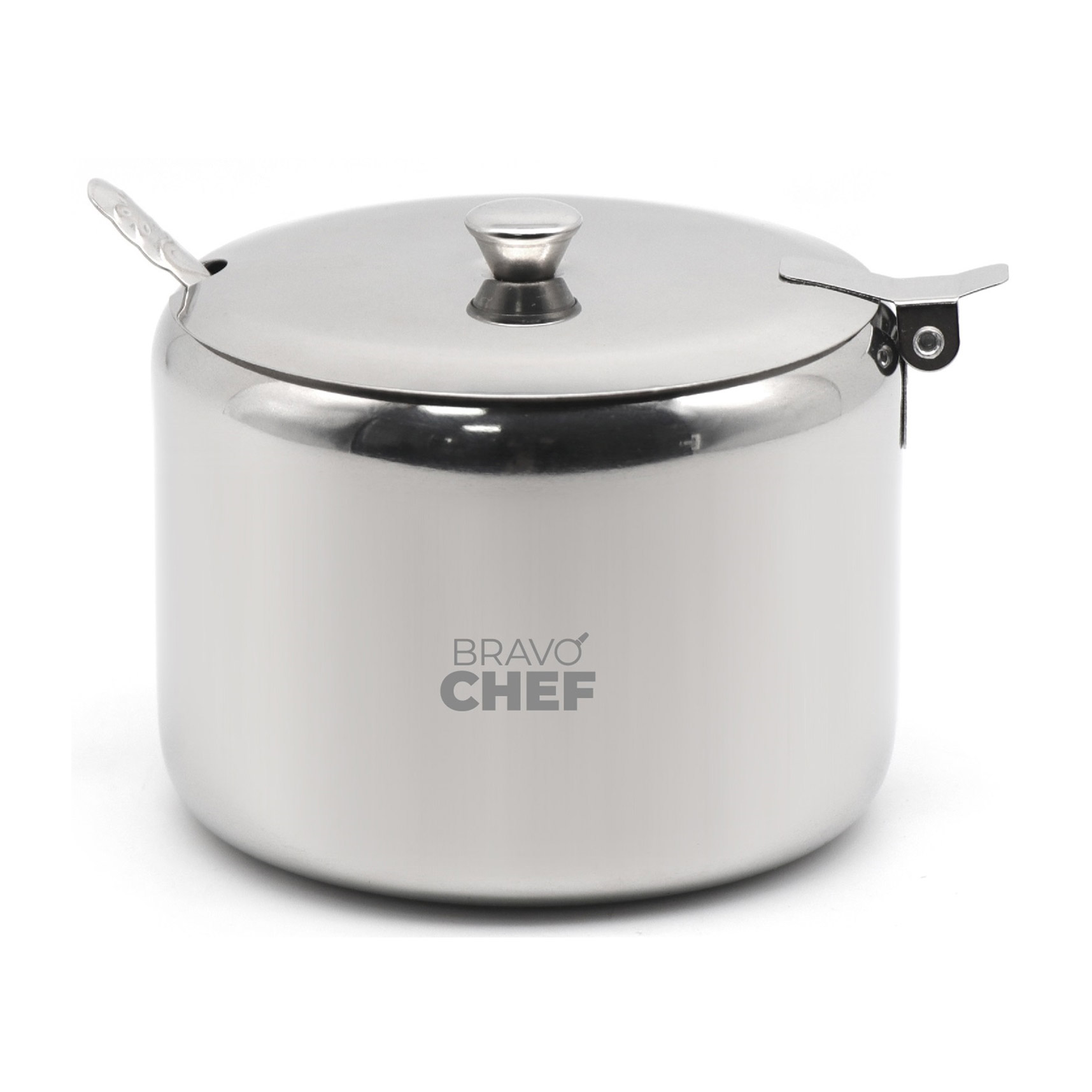 Назар Сахарница BRAVO CHEF с ложкой, 8.5*8*7.5 см (BC-5101/8.5) photo