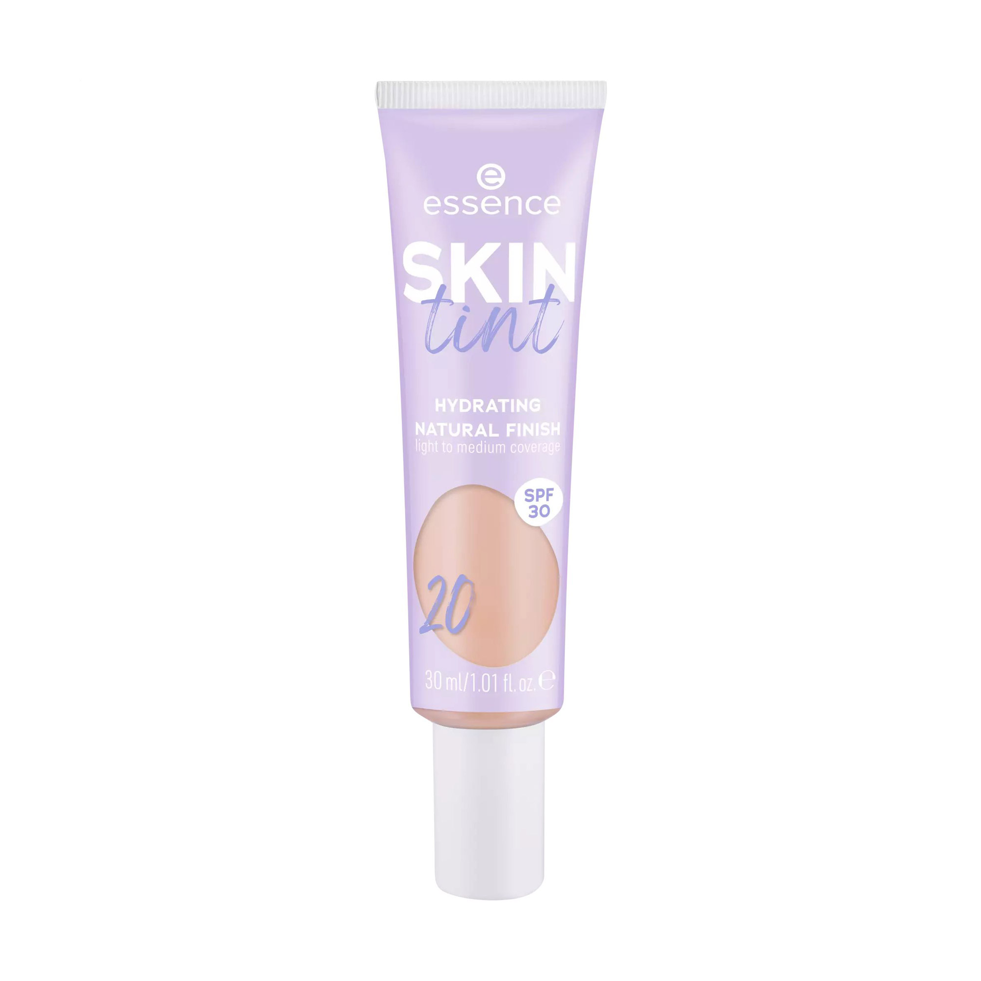 Тетяна Увлажняющий тинт для лица Essence Skin Tint Hydrating Natural Finish SPF 30, 30 мл photo