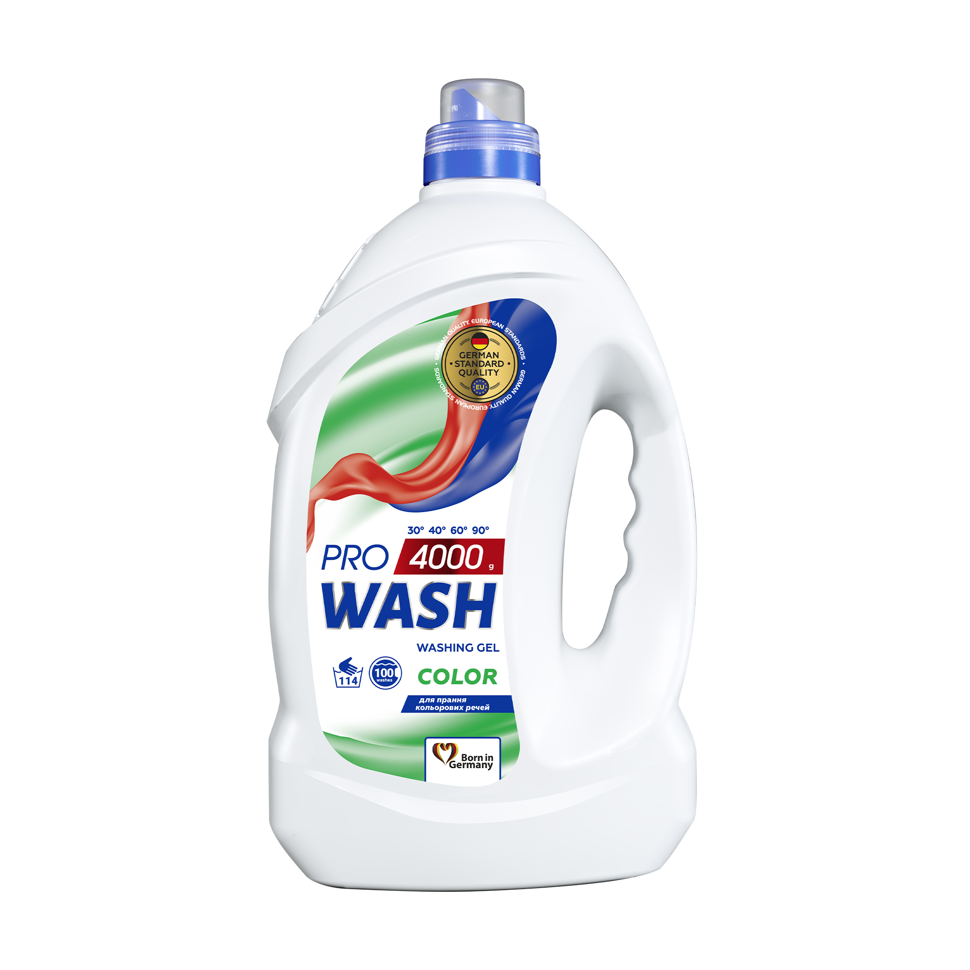 Катерина Гель для стирки Pro Wash Color для цветных вещей, 114 стирок, 4 кг photo