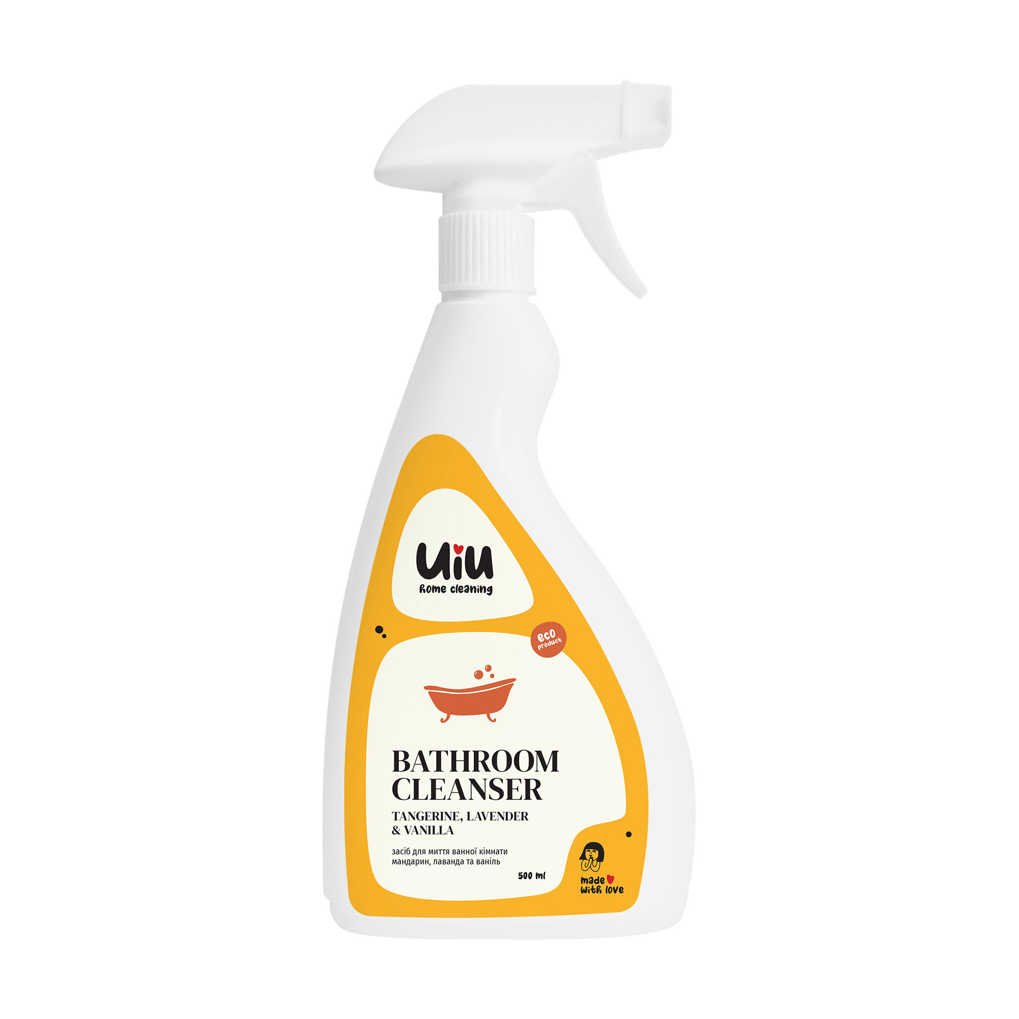 Діана Средство для мытья ванной комнаты UIU Bathroom Cleanser Мандарин, лаванда и ваниль, 500 мл photo