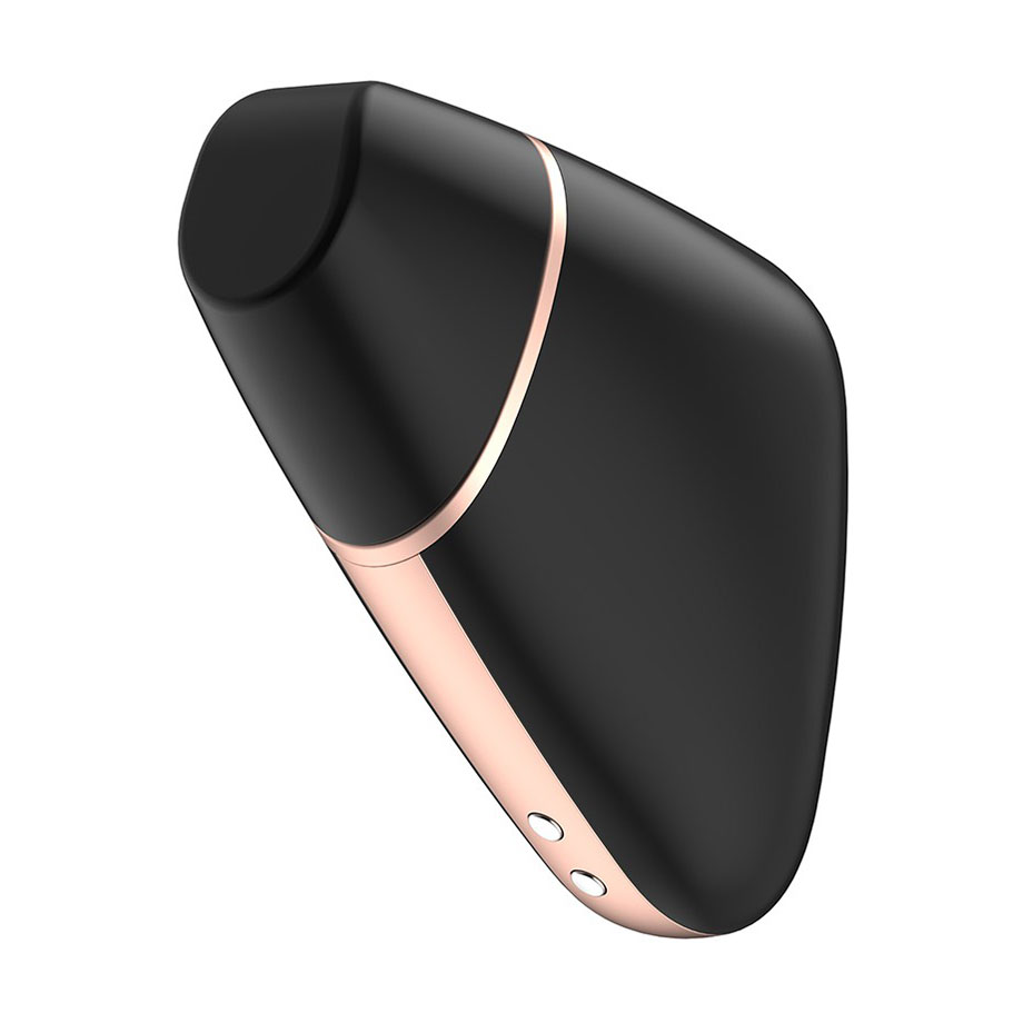 Анна Ч. Кліторальний вакуумний стимулятор Satisfyer Love Triangle Air Pulse Stimulator + Vibration чорний, 1 шт photo