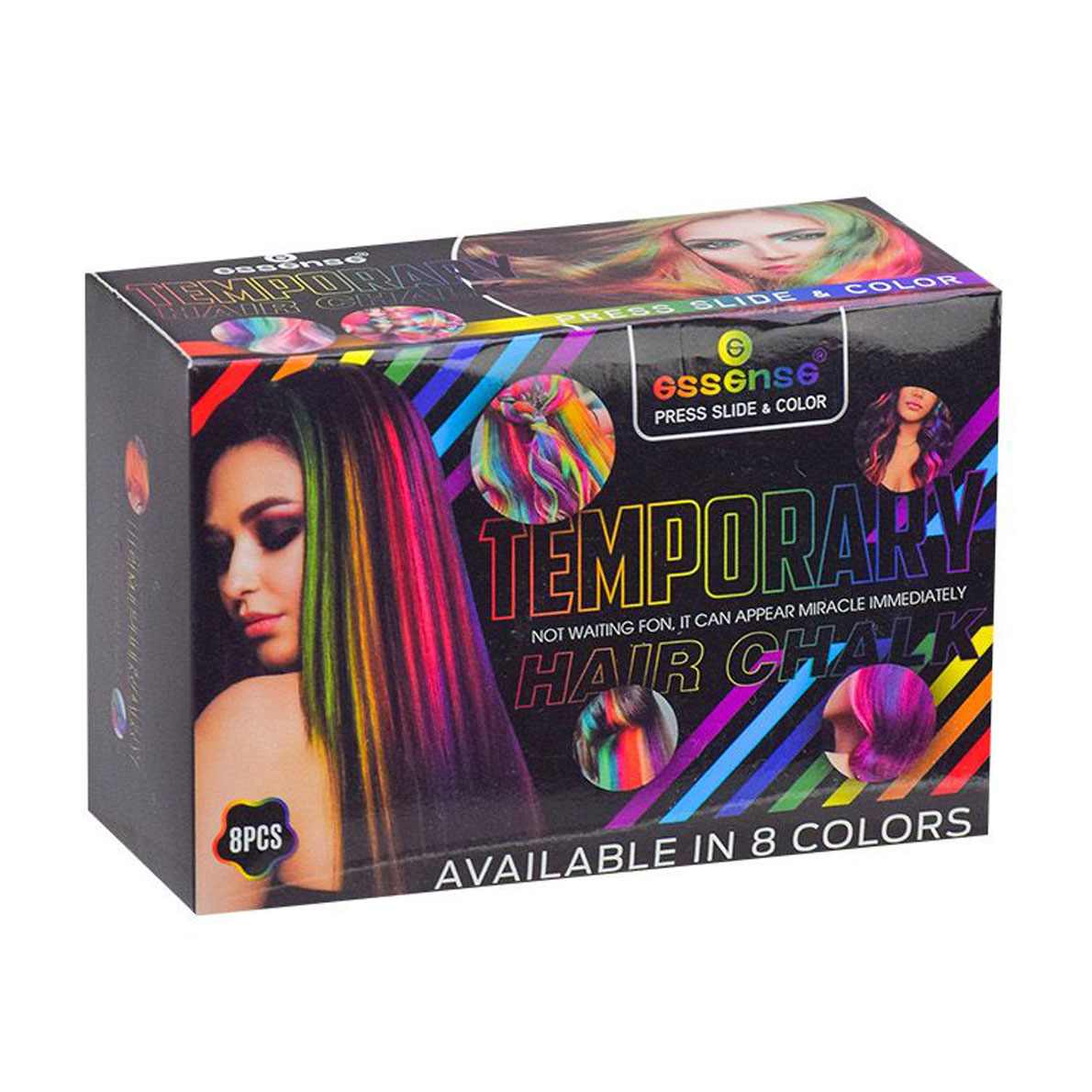 Мелки для волос Shantou Jinxing Temporary Hair Chalk, 8 цветов, от