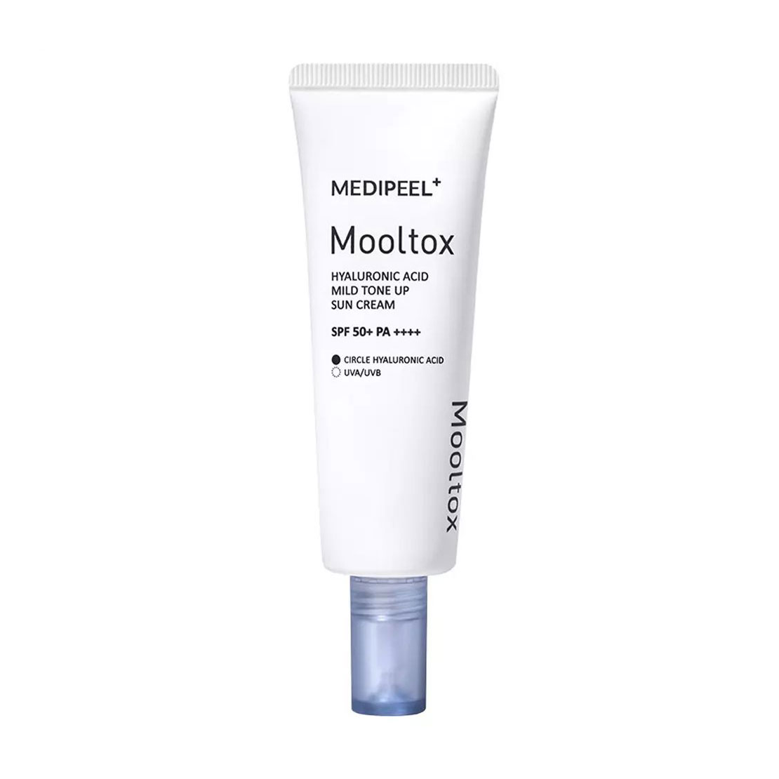 Олена Тонизирующий солнцезащитный крем для лица Medi-Peel Mooltox Hyaluronic Acid Mild Tone Up Sun Cream, SPF 50+ PA ++++, 50 мл photo