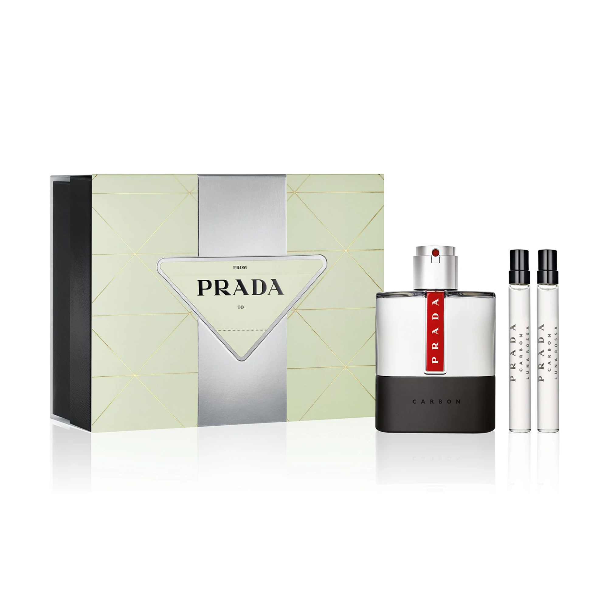 Сергій Сеник Парфумований набір чоловічий Prada Luna Rossa Carbon Set (туалетна вода, 100 мл + туалетна вода, 2*10 мл) photo