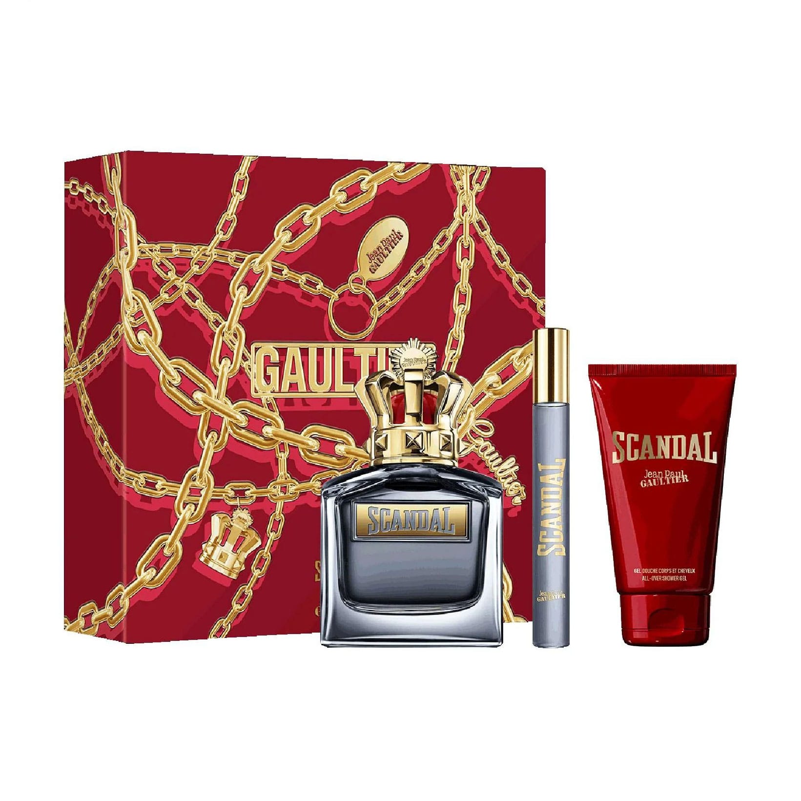 Анастасія Парфумований набір чоловічий Jean Paul Gaultier Scandal Pour Homme (туалетна вода, 100 мл + гель для душу, 75 мл + туалетна вода, 10 мл) photo