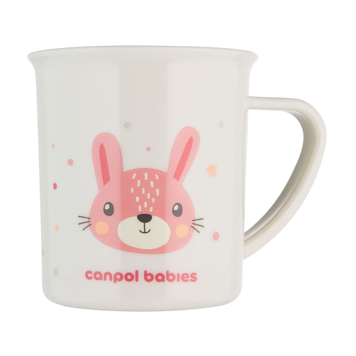 Анастасія Кружка Canpol Babies Cute Animals пластиковая, с рисунком, от 1 года, розовая, 170 мл (4/413_pin2) photo