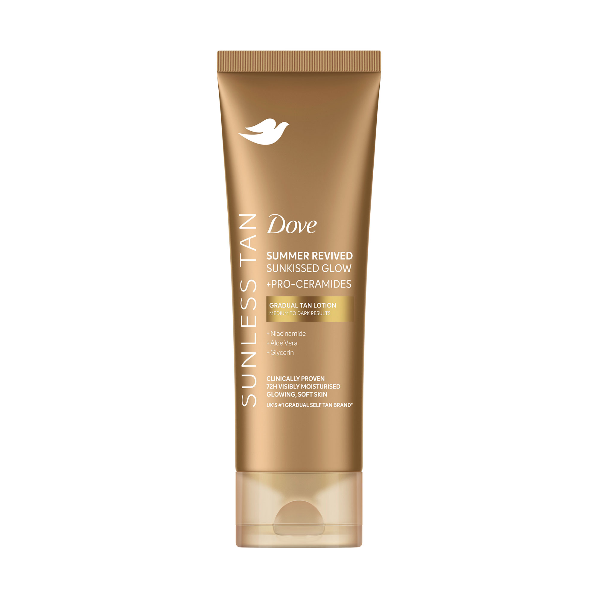 Інна Лосьйон-автозасмага для тіла Dove Summer Revived Self-Tanning Body Lotion, 200 мл photo