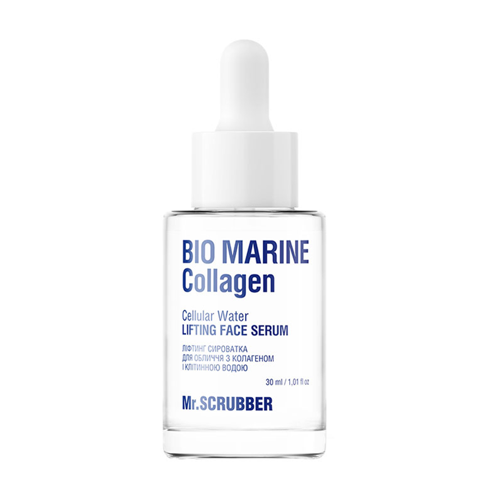 Ірина Лифтинг сыворотка для лица Mr.Scrubber Bio Marine Collagen Cellular Water Lifting Face Serum с коллагеном и клеточной водой, 30 мл photo