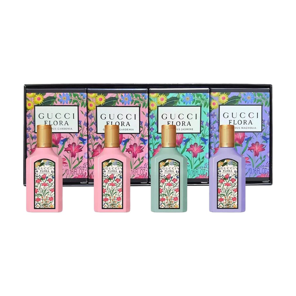 【未開封新品未使用】 GUCCI Flora Miniture set4 Парфумований набір жіночий Gucci Flora Miniatures Giftset